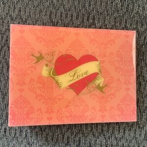 NWT CARLTON CARDS INC.  VINTAGE VALENTINE PHOTO BOOK HOLDS 80 4X6 PHOTOS
